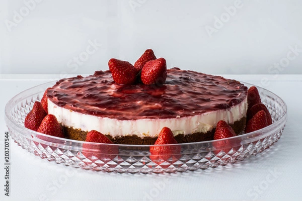 Obraz Strawberry cheesecake