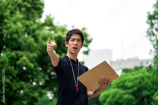 Fototapeta 男性コーチ