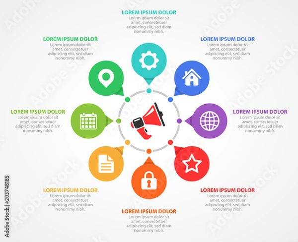 Fototapeta Graphique - Infographie