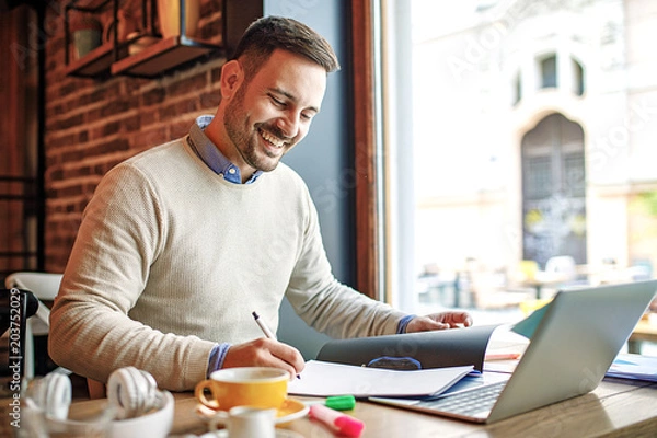 Obraz Working Freelance Job