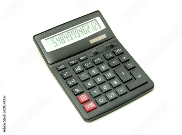 Fototapeta calculator