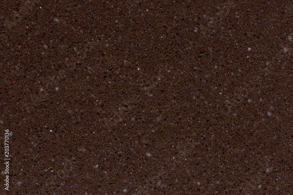 Fototapeta Brown stony texture with shiny surface.