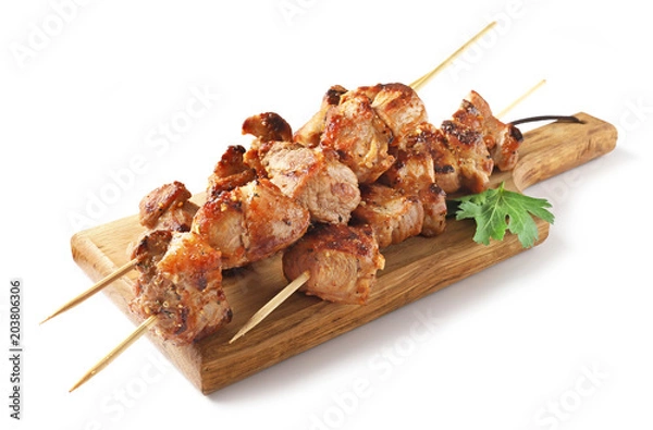 Obraz Pork shish kebab