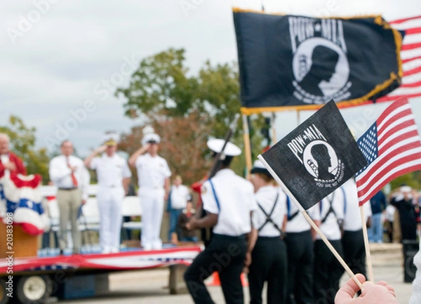Obraz Veteran's day ceremony