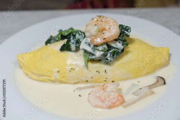 Obraz オムレツ・ライス・オムライス・卵