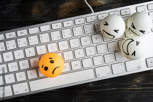 Obraz internet bullyingo or cyber bullying