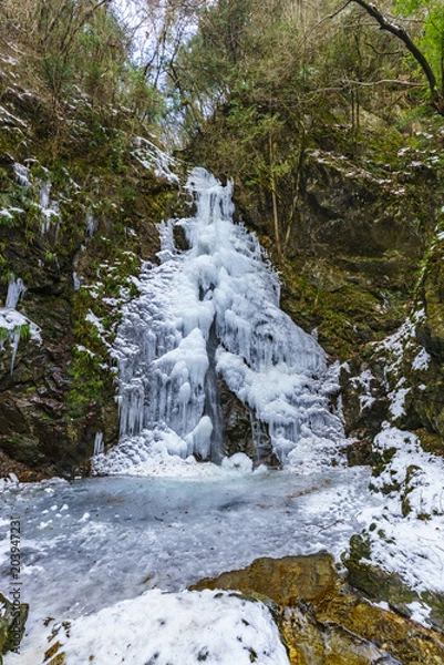 Obraz 払沢の滝の氷瀑 その3