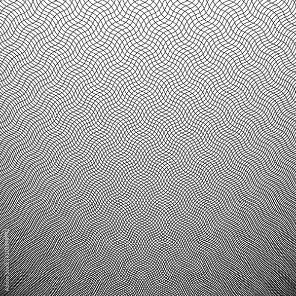 Obraz Wavy monochrome linear gradient vector baground