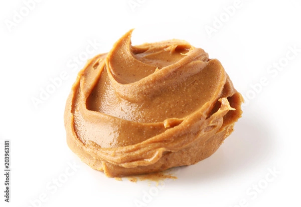 Obraz peanut butter on a white background