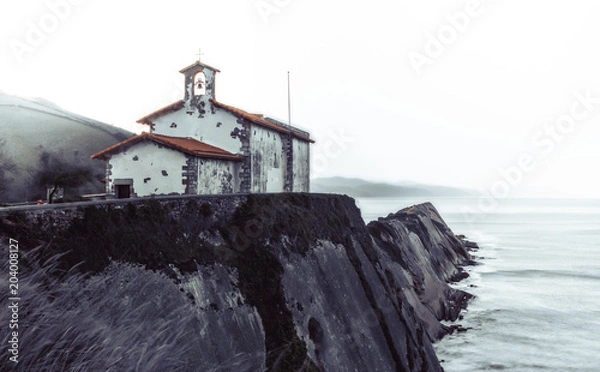 Obraz The famous hermitage of San Telmo, in Zumaia