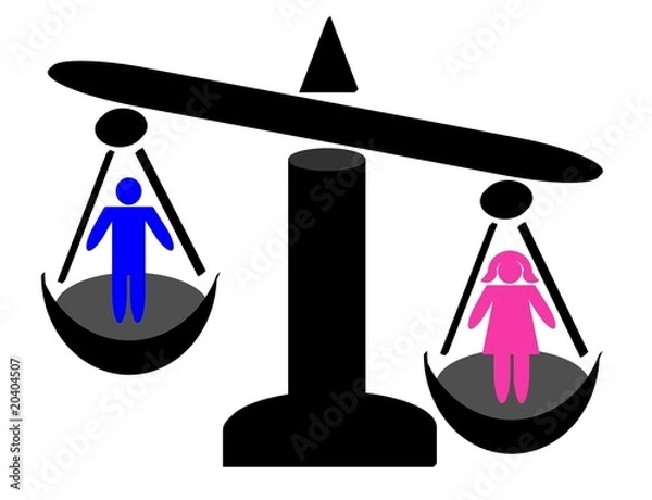 Obraz płacić nierówności