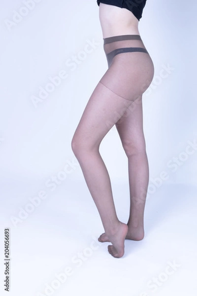 Fototapeta Strumpfhose braun