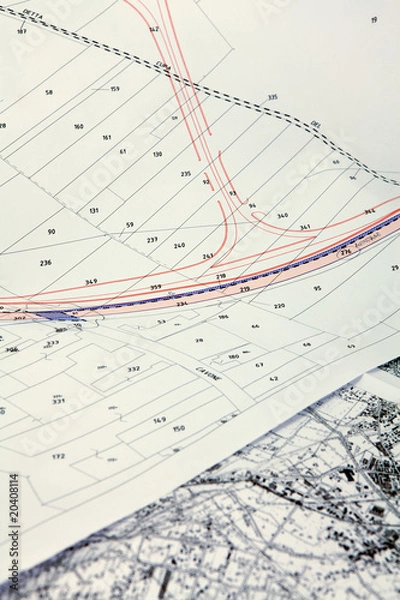 Fototapeta disegni cad