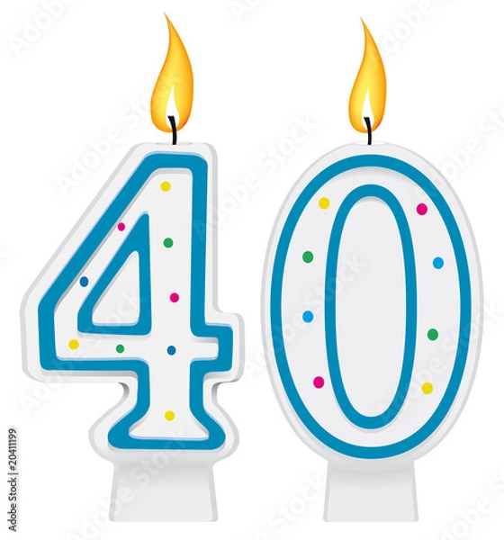 Fototapeta 40 ans