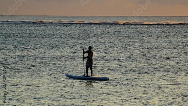 Obraz Paddelboarding - Mauritius