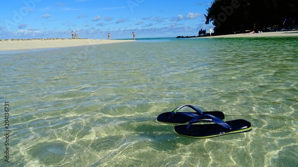 Obraz Schwimmende Flip-Flops - Mauritius