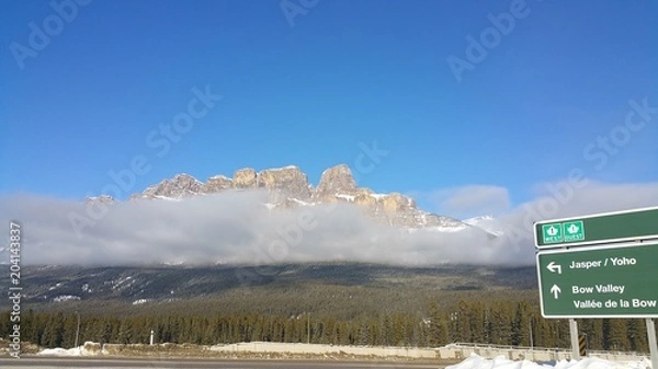 Obraz castle mount 밴프 국립공원
