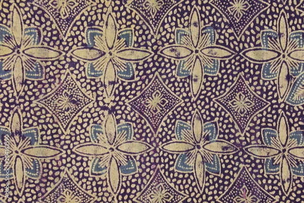 Obraz Gold purple batik texture and background 