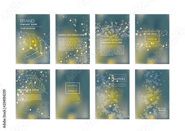 Obraz romantic brochure template