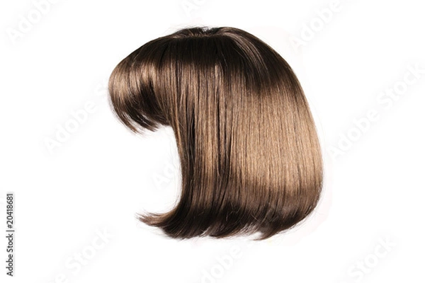 Obraz brązowe włosy