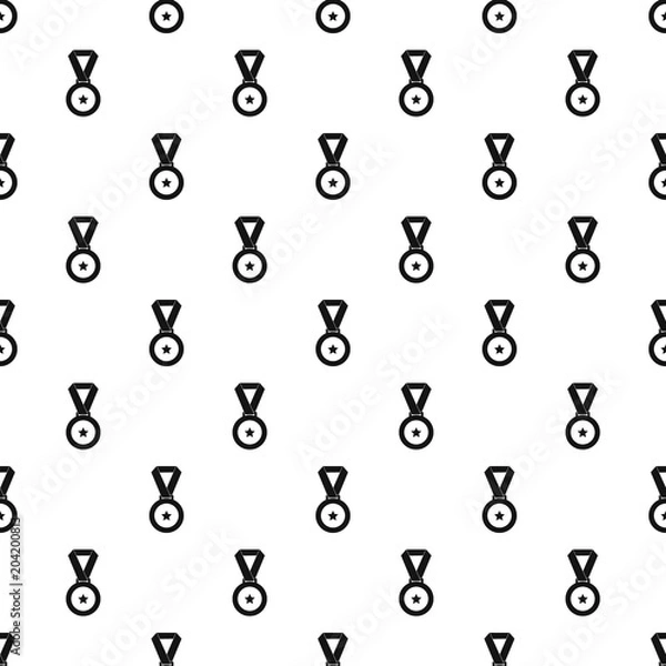 Fototapeta Medal pattern vector seamless repeating for any web design