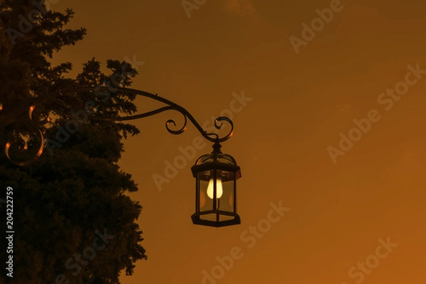 Fototapeta Lamp light 