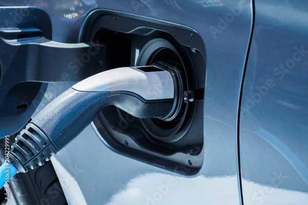 Obraz Electric vehicle charging station