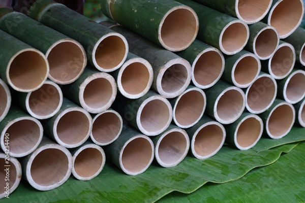 Obraz a bamboo tea cup