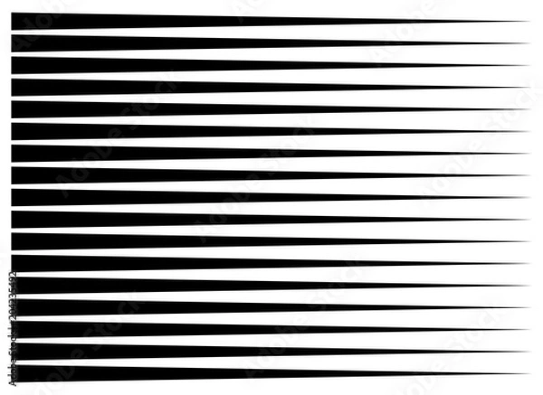 Obraz horizontal motion speed lines for comic book