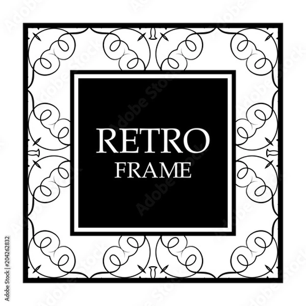 Obraz Vintage border frame