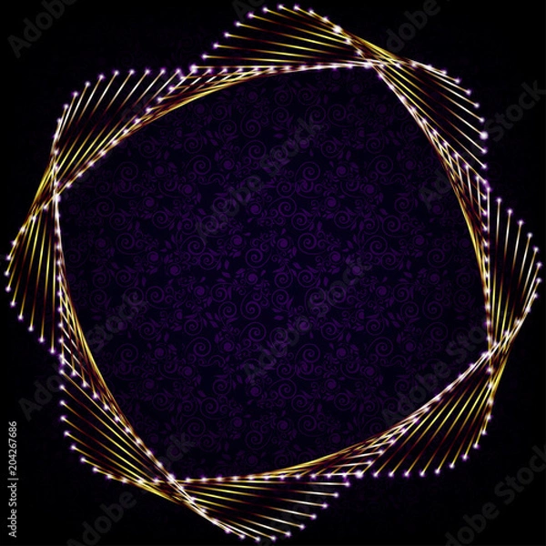 Fototapeta  Deco elegant art object. Empty copy space for decoration, photo, banner