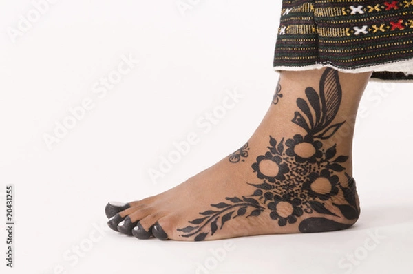Obraz floral leg