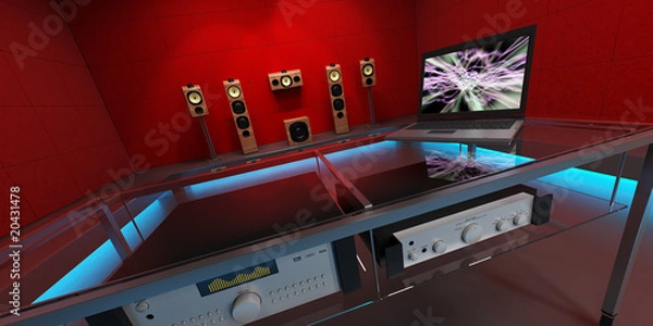 Obraz Sound recording room