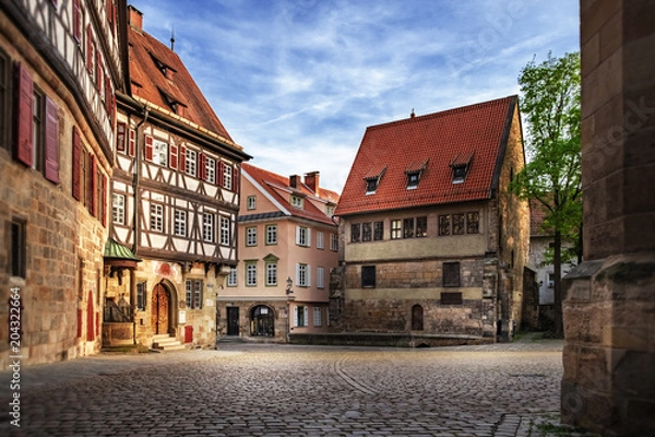 Obraz Esslingen medieval buildings