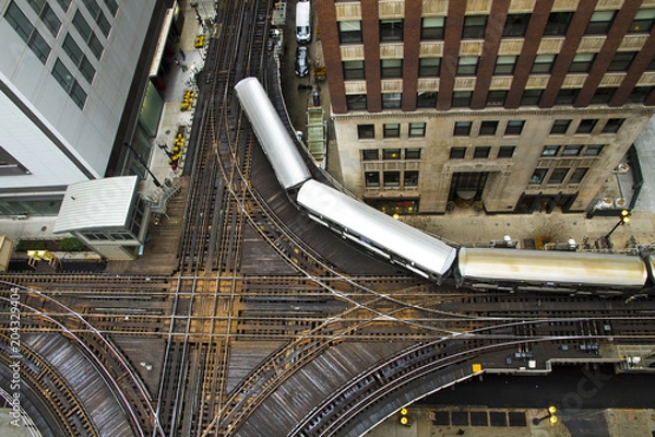 Obraz Métro aérien de Chicago