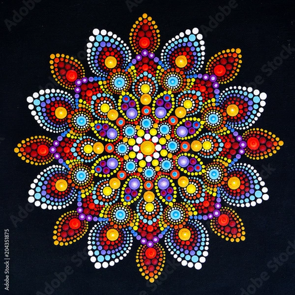 Obraz Beautiful mandala hand painted