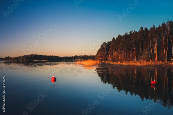 Obraz Lake on a clear day