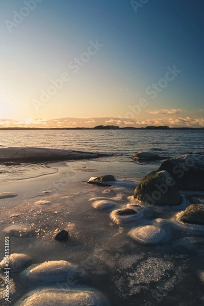 Obraz Lake on clear day