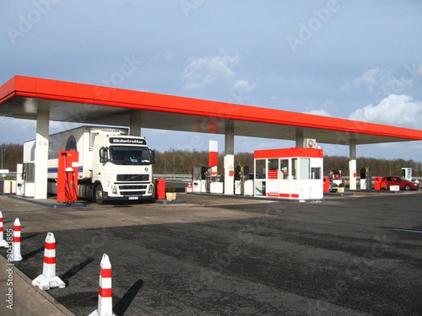 Fototapeta station service