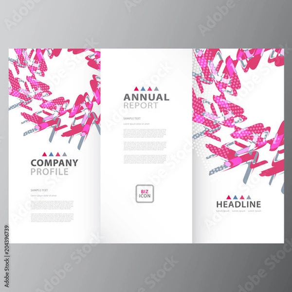 Fototapeta Annual business report template