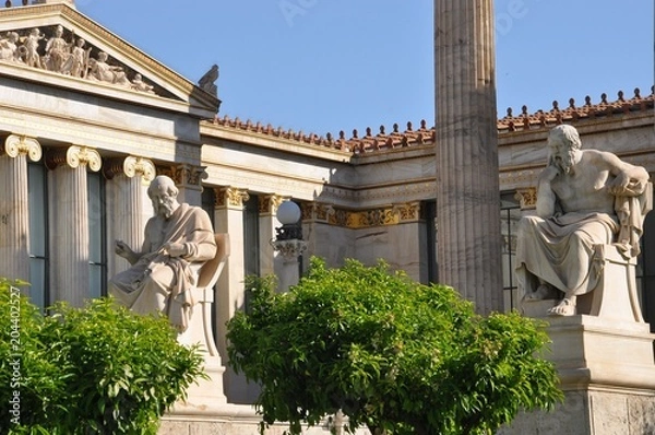 Obraz Socrate et Platon, Athènes, Grèce