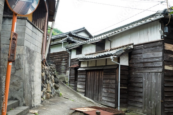 Fototapeta 香川県 男木島 町並み