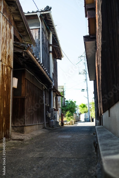Fototapeta 香川県 小豆島 迷路の町