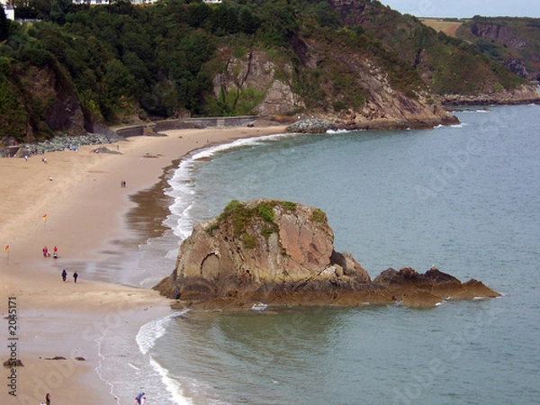Obraz beach at tenby