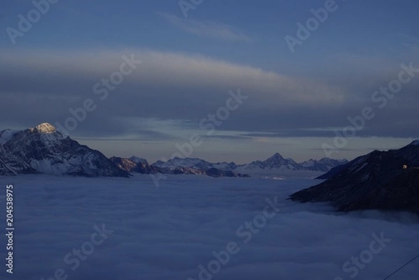 Obraz 朝焼けのゴルナーグラート