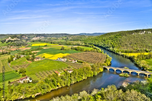 Obraz La vallée de la Dordogne 