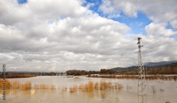 Fototapeta alluvione nel lazio