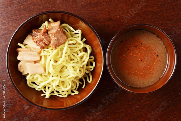 Obraz つけ麺　俯瞰