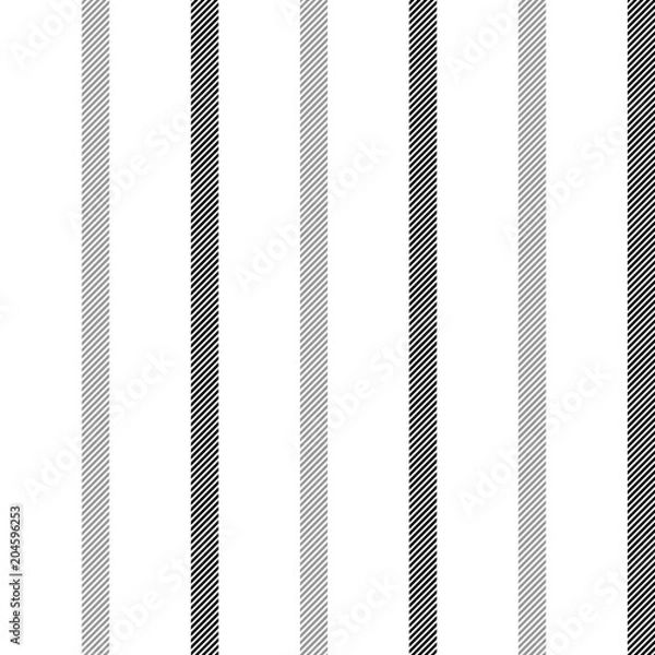 Fototapeta Stripes black white seamless pattern diagonal texture