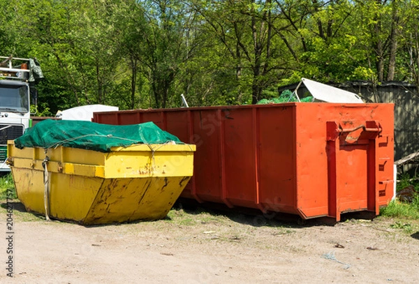 Obraz Müllcontainer